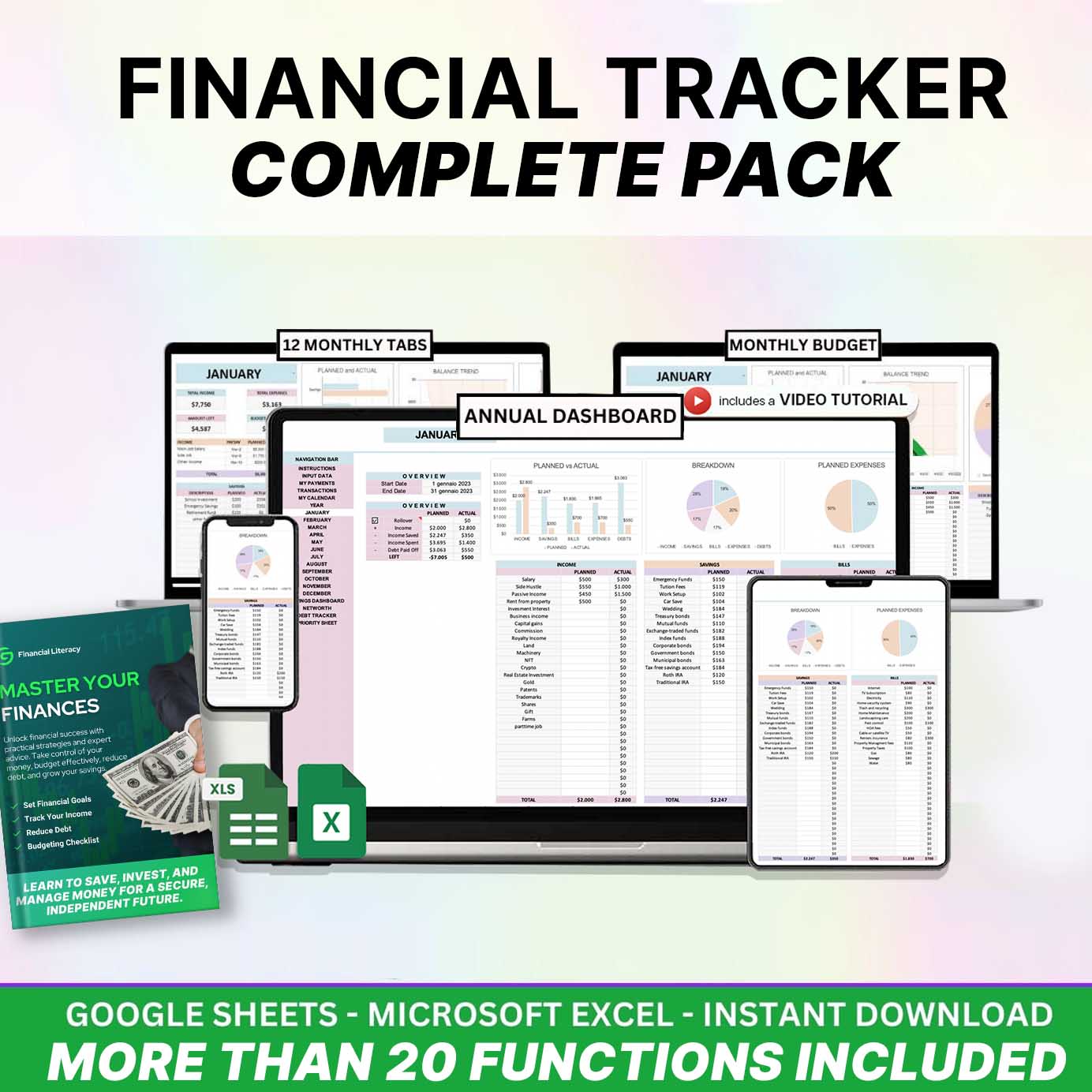 Finance Tracker Complete Pack