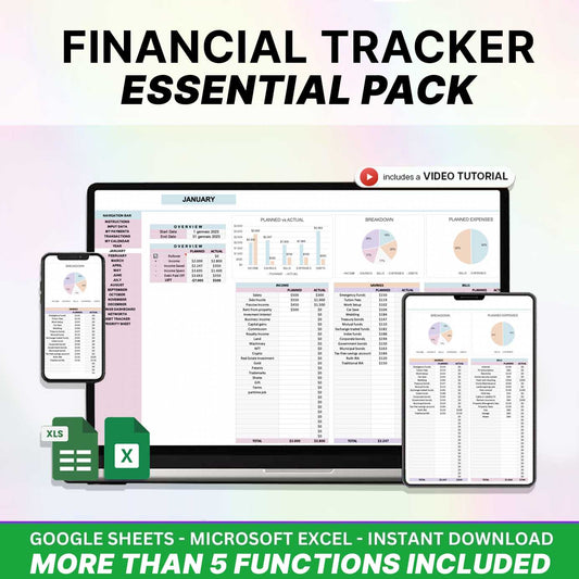 Finance Tracker Essential Pack